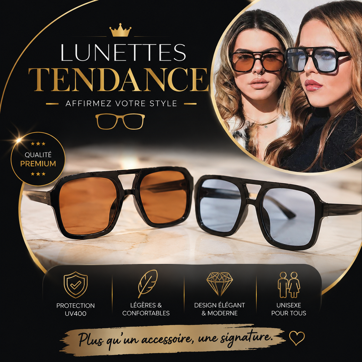 lunette pour homme et femme